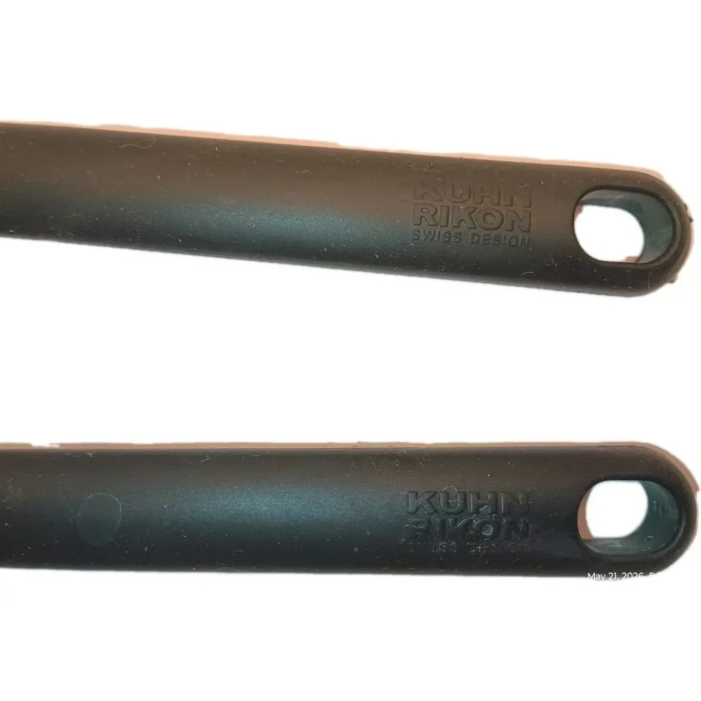 Kuhn Rikon Swiss Design Slotted Turner Spatula Set of 2, Black